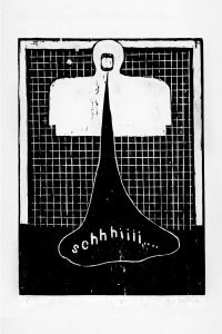 Schhhiiii..., 1967 Xilogravura 66 x 48cm Coleção da artista