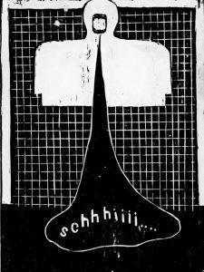 Schhhiiii..., 1967 Xilogravura 66 x 48cm Coleção da artista