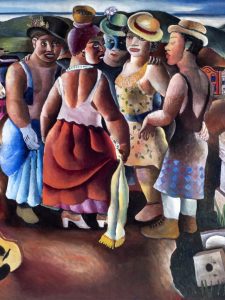 04593 - Di Cavalcanti, Emiliano - Carnaval - Déc. 1920 - óleo sobre tela - acid - 126x157 cm -